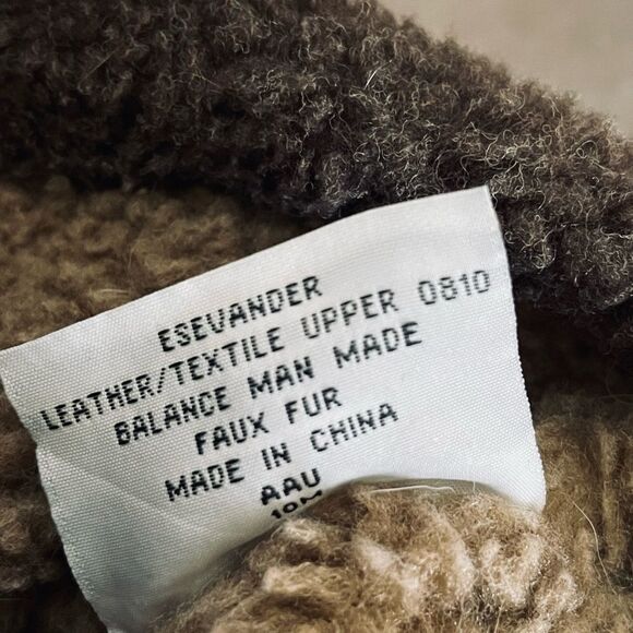 Easy Spirit Brown Suede Leather Sherpa Winter Boots 10 - Picture 2 of 8